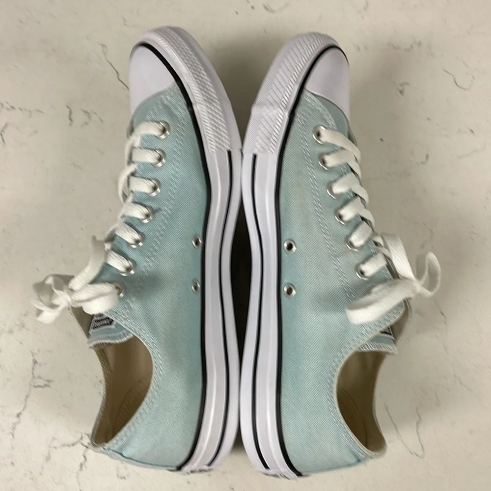 Converse All Star Unisex Low CTAS OX 160460F Men’s 9 Women’s 11 Ocean Bliss Blue